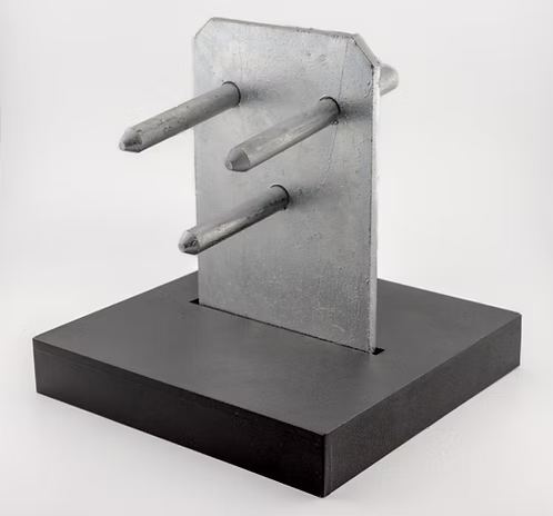 Post Base- Concealed Knife Plate