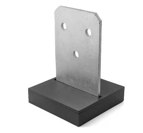 Post Base- Concealed Knife Plate
